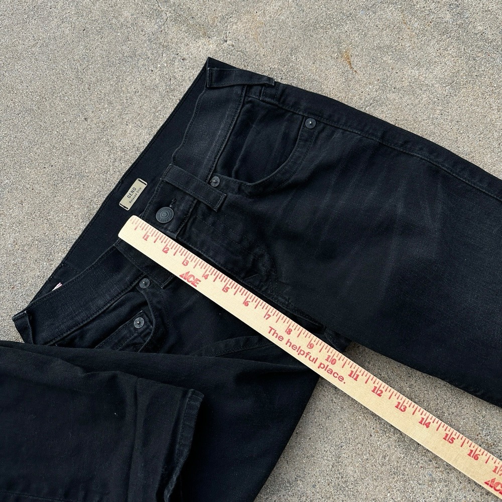 True Religion Geno Jeans Men's 29x33 Black Relaxed Slim Fit Stretch USA - Picture 11 of 16